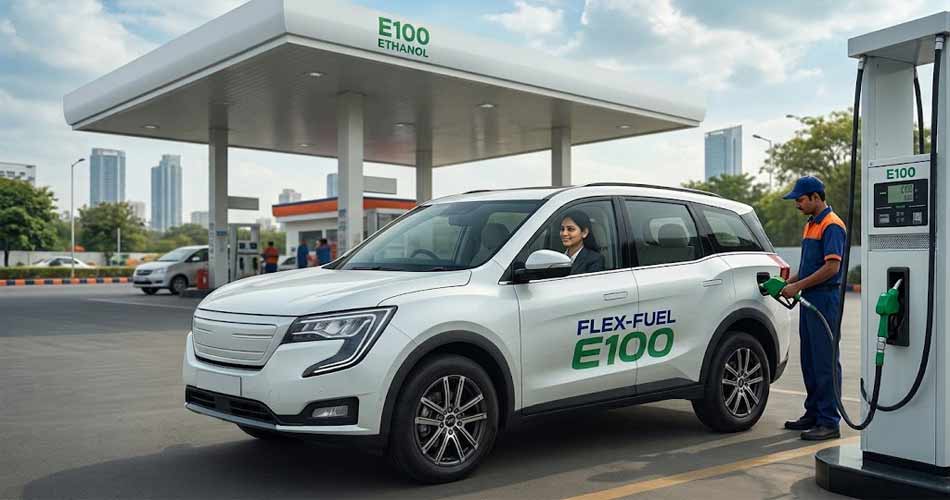 फ्लेक्स-फ्यूल वाहनों के नियमों में बदलाव: 100% इथेनॉल (E100) के इस्तेमाल से जुड़े प्रावधानों को दी गई मंजूरी